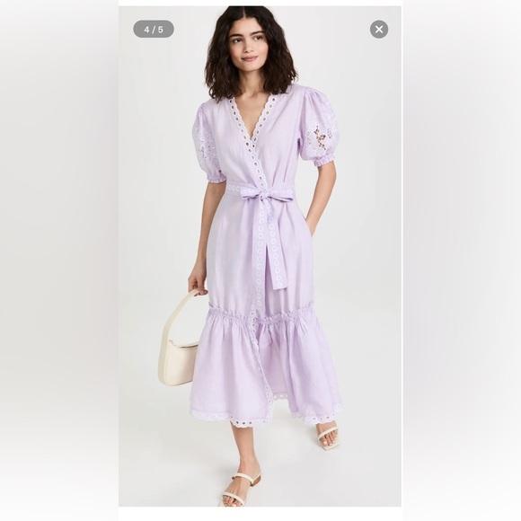 Fanm Mon Cide Dress in Lilac - Picture 4 of 8